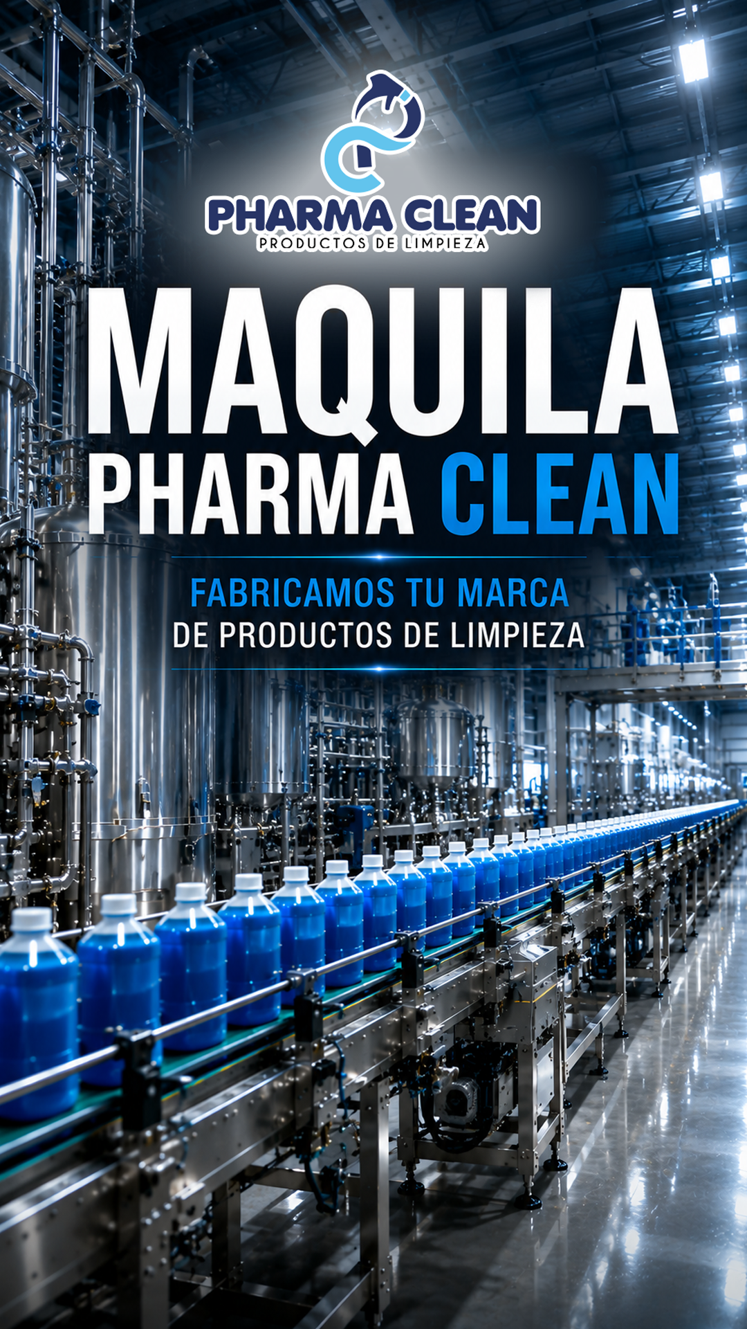 Portada catálogo de maquila Pharma Clean